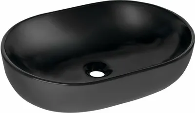 Zdjęcie produktu dla Umywalki Sapho - Umywalka nablatowa 600x420x140 mm, czarny mat CA590B
