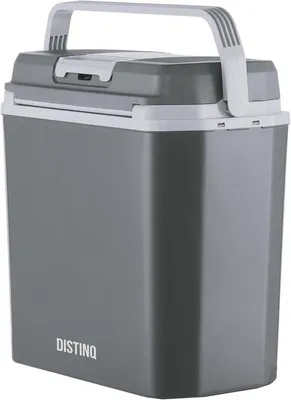 Productafbeelding van SnelShoppen - Elektrische Koelbox voor Auto en Camping - Koelbox Elektrisch met Verwarmfunctie - 12v 230 Volt - 20L - Grijs