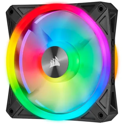 Image de Corsair CO-9050097-WW Système de refroidissement pour ordinateur Boîtier de l'ordinateur Ventilateur 12 cm Noir, gris