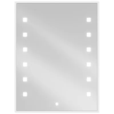 Produktbild von Mexen Ner podsvícené koupelnové zrcadlo 60 x 80 cm, LED 6000K, ventilátor - 9809-060-080-611-00