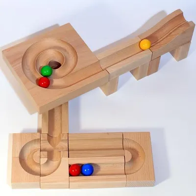 Produktbild von Kaden Kugelbahn Nr. 6 Spirale S Holzbahn Murmelbahn