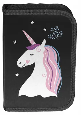 Produktbild von Paso Unicorn Schüleretui Federmäppchen für Mädchen
