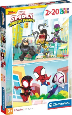 Obrázok produktu pre Clementoni Spidey & His Amazing Friends, 20 kusov, Komiks, 3 rok / roky