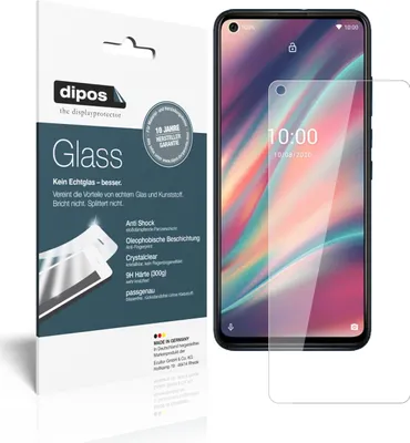 Produktbild von 2x Schutzfolie für Wiko View5 - Anti-Shock 9H Folie dipos Glass Kunststoffglas