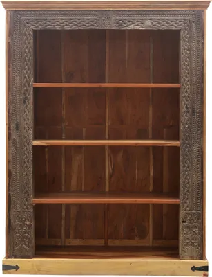 Produktbild von Muster 149 Regal – Massivholz 210 cm, Vintage Stil, Offenes Standregal