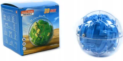Produktbild von 3D Labyrinth Würfel Geduldspiel - Magischer Maze Cube - Logikrätsel für Kinder & Erwachsene