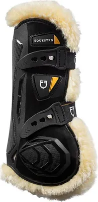 Produktbild von Equestro Synthetic Sheepskin Sehnenstiefel Schwarz Full Schwarz Full