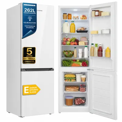 Produktbild von Heinner HC-HM262E++, 262 l, Freistehend, E, 40 dB, NoFrost-Funktion (Gefriereinheit), 3,2 kg/24h
