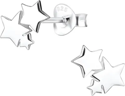 Produktbild von Ohrstecker 3 Sterne: Ohrringe Silber 925