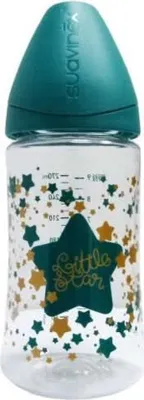 Immagine prodotto di Bottiglia Suavinex Wide Nech 3p tettarella in silicone +0m 270ml