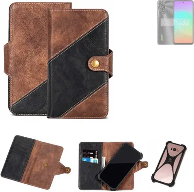 Produktbild von K-S-Trade Handyhülle Schutzhülle Bookstyle Case kompatibel mit Acer Sospiro AC81 Klapphülle Cover Hülle Schutztasche 1x