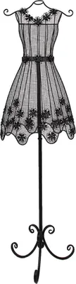 Produktbild von Clayre & Eef Schaufensterpuppe 43x34x149 cm Schwarz Metall