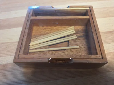 Produktbild von Holzgeduldspiel 41 mysterische Streichholzspiele - Geduldspiel aus Holz - Puzzle aus Holz