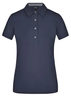 Obrázek produktu pro James and Nicholson – dámské polo tričko LT2781 (M) (námořnická modrá/bílá)