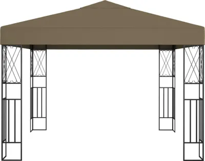 Obrázok produktu pre vidaXL Pavilion 3x3 m Taupe Fabric