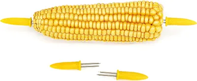 Produktbild von 35 Papstar Maiskolbenhalter gelb 16656