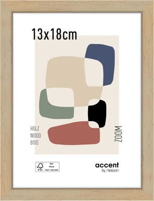 Produktbild von accent by nielsen Holz Bilderrahmen Zoom, 13x18 cm, Gold