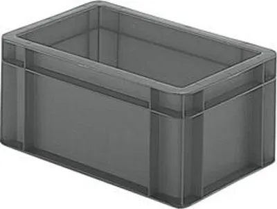 Immagine prodotto di LA-KA-PE Contenitore impilabile per il trasporto L300xL200xH145mm - TK300/145-0 GRIGIO