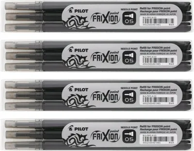 Produktbild von Pilot FriXion Point Ersatzminen 0.5 schwarz - 12er-Set