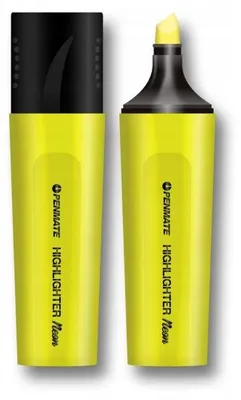 Produktbild von Penmate Highlighter Neon Textmarker Gelb Schrägspitze