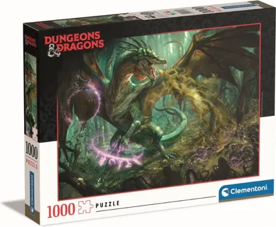 Produktbild von Clementoni 39734 - 1000 Teile Puzzle Dungeons & Dragons