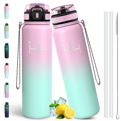 Produktbild von Trinkflasche Edelstahl 1l, Auslaufsicher, Thermosflasche, Motswedi,
