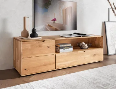 Produktbild von TV Board 149x47cm "Kent" Wildeiche massiv