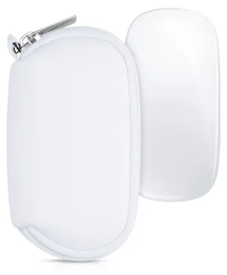 Produktbild von kwmobile Hülle für Apple Magic Mouse 1 / 2 Hülle - Mouse Case - Neopren Tasche - Schutzhülle für PC Maus - Transporttasche Zubehör - Weiß