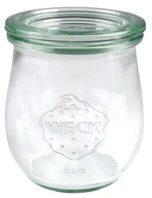 Produktbild von Weck Gläser Tulpenform 762, 220 ml 12x Einmachglas Marmeladengläser