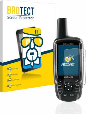 Produktbild von BROTECT Schutzglas für Garmin GPSMAP 62st Schutzfolie Panzer Folie Glas Display Schutz klar