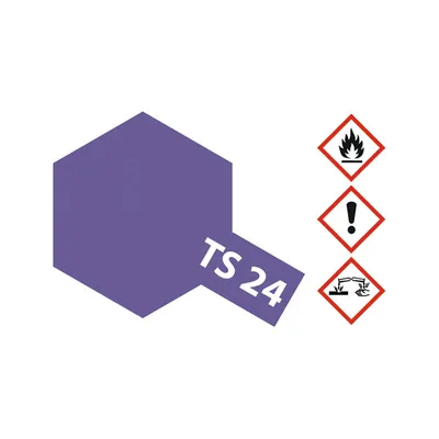 Produktbild von Tamiya 85024 - Acryl Spray Farbe - Ts-24 Violett Glänzend (100ml) -
