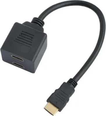 Immagine prodotto di Convertitore (splitter) ESTILLO, HDMI maschio - 2 x HDMI femmina, nero