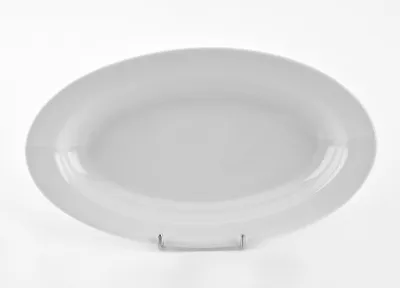 Produktbild von Lubiana Kaszub 2 Servierplatte oval weiß Porzellan 24cm