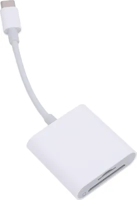 Obrázek produktu pro 2 v 1 USB C adaptér čtečka karet podporuje paměťové úložiště fotoaparátu pro telefony notebook