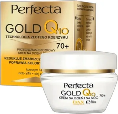 Zdjęcie produktu dla Dax Perfecta Gold Q10 Krem Do Twarzy 70+ 50 Ml