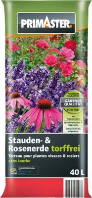 Produktbild von Primaster Stauden- & Rosenerde torffrei 40 L