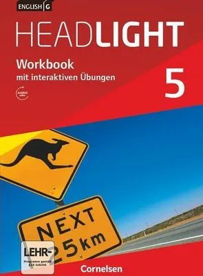 Obrázek produktu pro English G Headlight Band 5: 9. Schuljahr - Allgemeine Ausgabe - Workbook mit Audios online und interaktiven Übungen auf scook.de