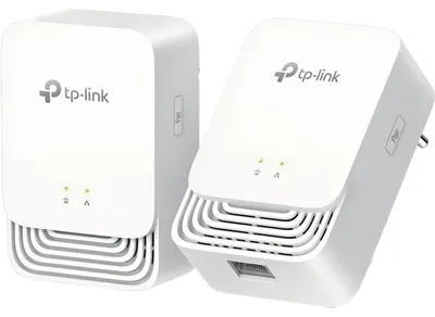 Produktbild von TP-Link G.hn1200 Powerline Kit, 607 Mbit/s, Gigabit Ethernet, 10,100,1000 Mbit/s, HomePlug AV2, 300 m, Weiß