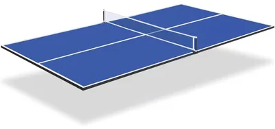 Image de Table de ping-pong pliante - 210 x 120 cm - Bleu - Avec filet - Pour intérieur