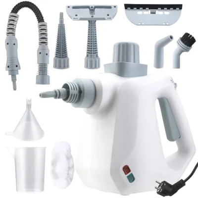 Produktbild von ZELURXX Reinigungsmaschine für die Küche, Dampfreiniger, Handheld, Hochtemperaturdampf, Reinigungsmaschine, Weiß