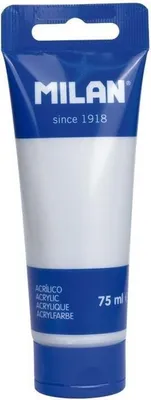 Produktbild von Acrylfarbe in Tube 75ml silber MILAN