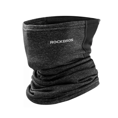Produktbild von ROCKBROS Sturmhaube Balaclava Winter Motorrad Fahrrad Halstuch Schlauchschal Motorrad Nackenwärmer Multifunktionstuch  Winterdicht dunkelgrau