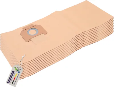 Produktbild von 10 hochwertige Staubsaugerbeutel passt für Nilfisk Alto Attix 3, 350, Centix 60
