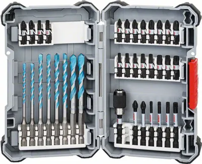 Produktbild von BOSCH Impact-Schraubendreher-Set - Multi-Bau-Wald - 35 Teile - 2608577147