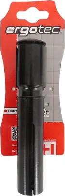 Imagen del producto de Adaptador para manillar Ergotec Quill, compatible con tubos de dirección de 1" y 1 1/8", con cableado interno, color