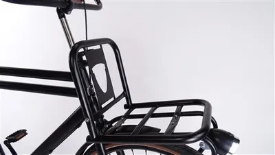 Image de STECO -Porte-vélos avant 28 pouces Matt Black Crown Bolt comme Aldo 2020
