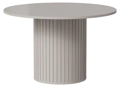 Produktbild von Selsey Zante - Esstisch rund mit Säulenfuß, graubeige, 120 cm