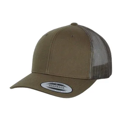 Image de Casquette Yupoong Flexfit Retro Trucker RW5391 (taille unique) (gris-brun)