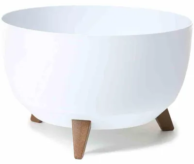 Productafbeelding van Omgoods - Witte Plastic Plant Pot voor Buiten