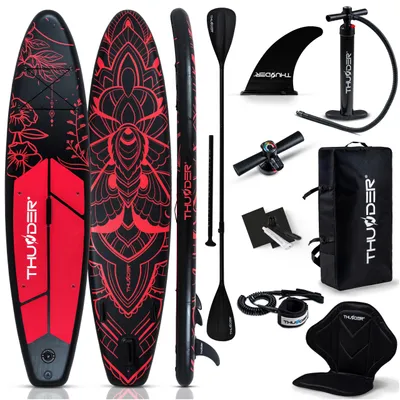 Immagine prodotto di Thunder Moth Stand Up Paddle Board 320 x 75 x 15 cm Rosso Nero 150 kg